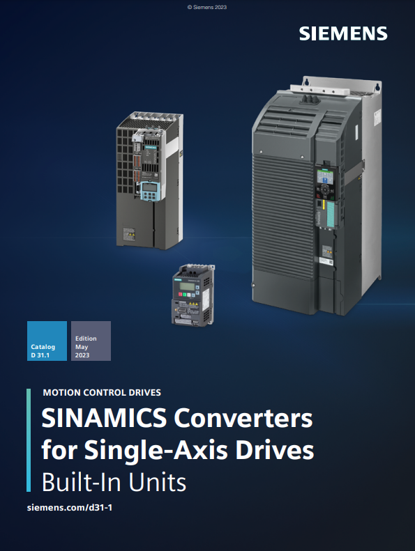 SINAMICS VSD’s for Single-Axis Drives